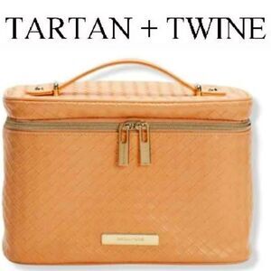 Tartan & Twine Apricot Weave Deluxe Train Case